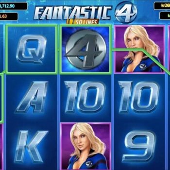 Fantastic Four - Slot video 5-reel online dari Playtech.