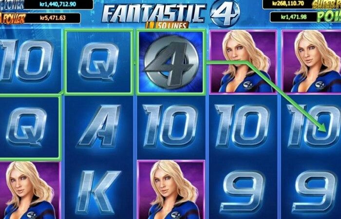 Fantastic Four - Slot video 5-reel online dari Playtech.