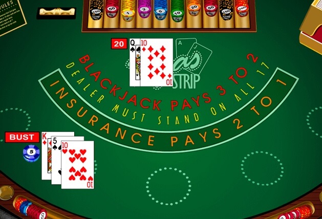 Mainkan blackjack online di kasino online terkemuka sekarang!