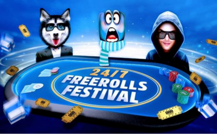Memulai 888poker Festival Freerolls dengan hadiah $ 100K / PKL