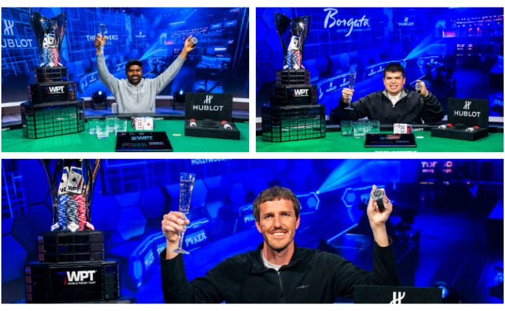 Sirkuit WPT menobatkan 3 champion / Pokerlogia baru